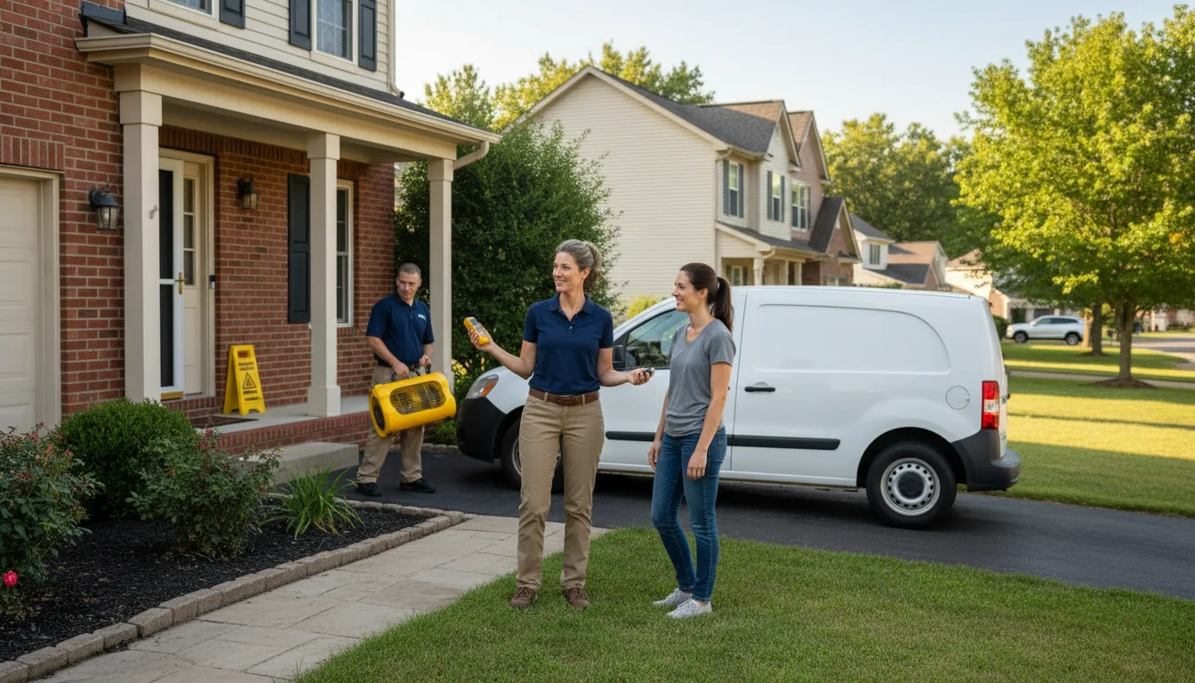 Water restoration image for Dehumidification And Cleanup Services in Worthing, SD